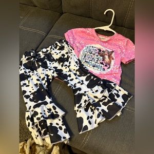 Boutique Cow outfit